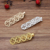 20pcs Metal Filigree Hairpin Vintage Duckbill Hair Clips