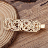 20pcs Metal Filigree Hairpin Vintage Duckbill Hair Clips