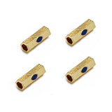 Evil Eye Enamel Copper Pendant for DIY Jewelry Making