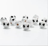 Halloween Skull Grimace Wood Beads Wooden Crafts Toys