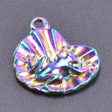 10pcs/Lot Animal Pendants Rainbow Charms for Jewelry Making Supplies