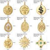Bee Sun Moon Star Charms for Jewelry Making Supplies