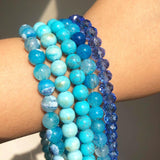 Round Beads Natural Stone DIY Bracelet Accessory