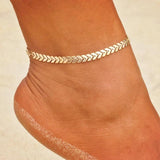Stainless Steel Anklet Women Leg Chain Foot Jewelry