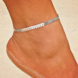 Stainless Steel Anklet Women Leg Chain Foot Jewelry