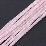 Natural Flat Round Stone Beads Abacus Shape 2*4mm