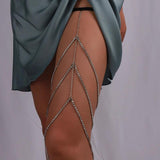 Women's Rhinestones Thigh Chain Sexy Body Jewelry