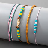 Colorful Beaded Fish Barefoot Sandals Foot Chain Bohemian Jewelry
