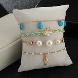 Colorful Beaded Fish Barefoot Sandals Foot Chain Bohemian Jewelry