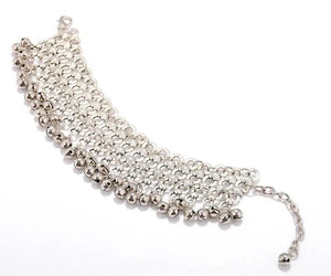 Vintage Metal Ankle Bracelets for Women with Bells Tassel Anklet
