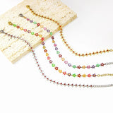 Bohomie Colorful Leg Chain Ankle Bracelet Evil Eyes