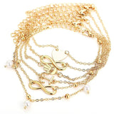 Heart Pendant Anklet Girl Summer Beach Ankle Bracelet Women Accessories Jewelry