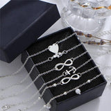 Heart Pendant Anklet Girl Summer Beach Ankle Bracelet Women Accessories Jewelry