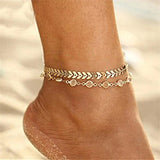 Butterfly Leg Chains Anklets Metal Style Beach Jewelry