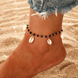 Bohemian Shell Beaded Anklets Women Men Foot Chain Jewelry