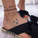 Bohemian Shell Beaded Anklets Women Men Foot Chain Jewelry