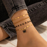 Bohemian Shell Beaded Anklets Women Men Foot Chain Jewelry