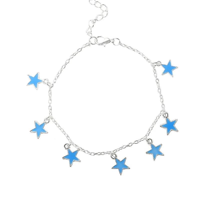 Star Pendant Anklet Foot Chain Summer Yoga Beach Leg Bracelet Charm Anklets
