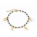 Boho Shell Beaded Anklets Rope Foot Chain Jewelry