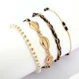 Boho Shell Beaded Anklets Rope Foot Chain Jewelry