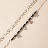 Boho Shell Beaded Anklets Rope Foot Chain Jewelry
