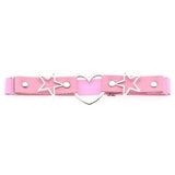 Punk Heart Leg Strap Belt Star Thigh Harness Girls Goth Cosplay Accessories