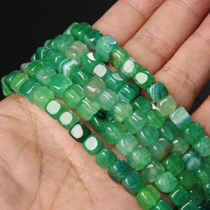 Multicolor Agat Loose Beads 6-8mm 15 Inches