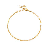 Stainless Steel Snake Chain Anklets for Women Boho Ankle Bracelet