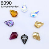 Austrian 6090 Baroque Pendant Rhinestone Beads for DIY Jewelry Making
