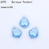 Austrian 6090 Baroque Pendant Rhinestone Beads for DIY Jewelry Making