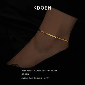 European American Anklet Stainless Steel Ankle Accessories Women's Jewelry