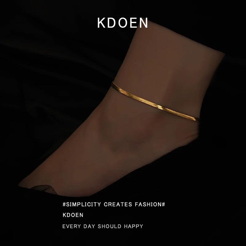 European American Anklet Stainless Steel Ankle Accessories Women's Jewelry
