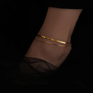 European American Anklet Stainless Steel Ankle Accessories Women's Jewelry