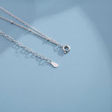 MENGYI Silvery Heart Shaped Dangle Anklet for Women