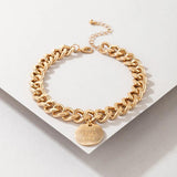 Punk Thick Chain Anklets for Women Girls Adjustable Bohemian Jewelry