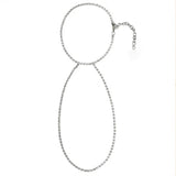 Stonefans Rhinestone Anklet Bracelet for Women