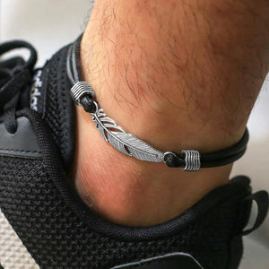Feather Woven Anklet Rope Bracelet for Women LDA52