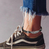 Feather Woven Anklet Rope Bracelet for Women LDA52