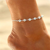 Rhinestone Chain Anklets Wedding Party Jewelry