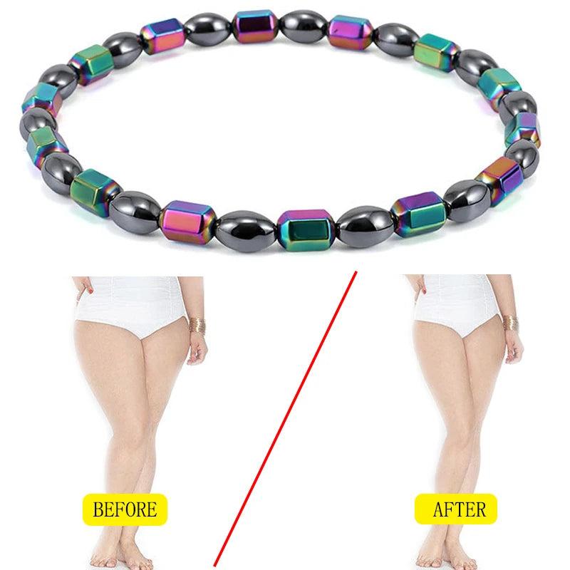 Hematite Magnetic Weight Loss Slimming Anklets - Vintage Foot Chain