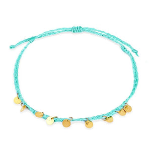 Hand-woven Copper Pendant Anklet Gift