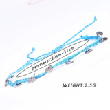 Hand-woven Copper Pendant Anklet Gift