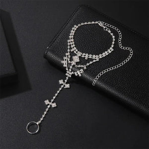 Crystal Tassel Women's Feet Chain Ankle Bracelet
