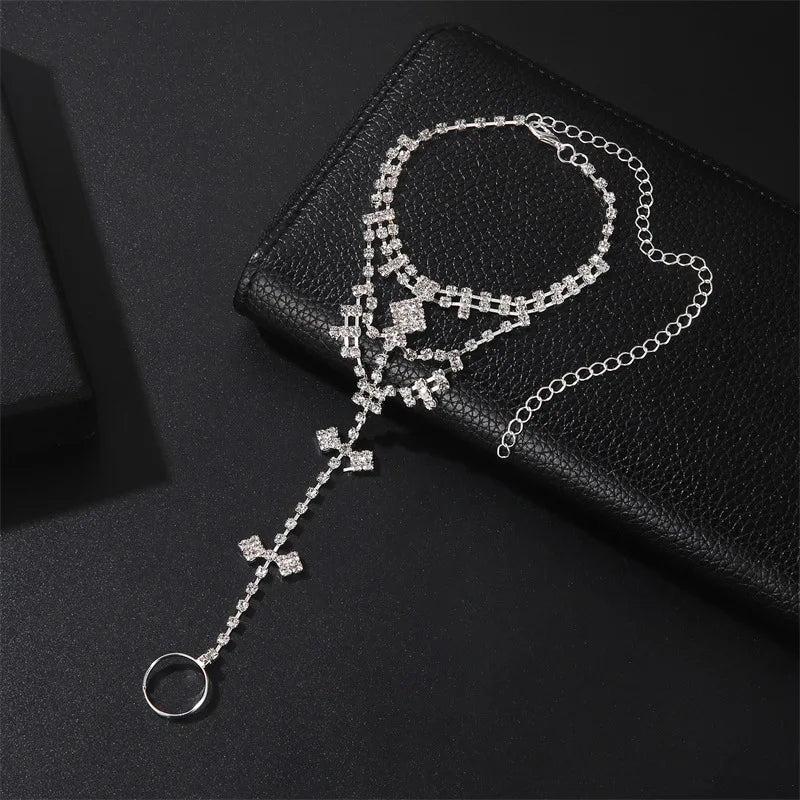 Crystal Tassel Women's Feet Chain Ankle Bracelet