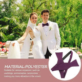 Bow Tie Charm for Male Shirt Collar - Wedding Costume Accessory