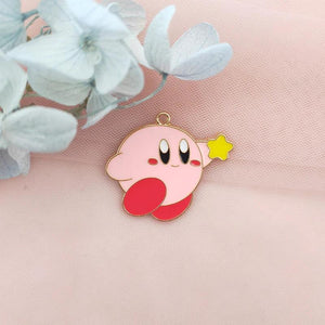 10pcs Anime Pig Alloy Pendant Enamel Charm DIY Jewelry Making