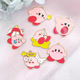 10pcs Anime Pig Alloy Pendant Enamel Charm DIY Jewelry Making