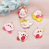 10pcs Anime Pig Alloy Pendant Enamel Charm DIY Jewelry Making