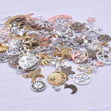Goth Celestial Charm Pendant for Jewelry Making