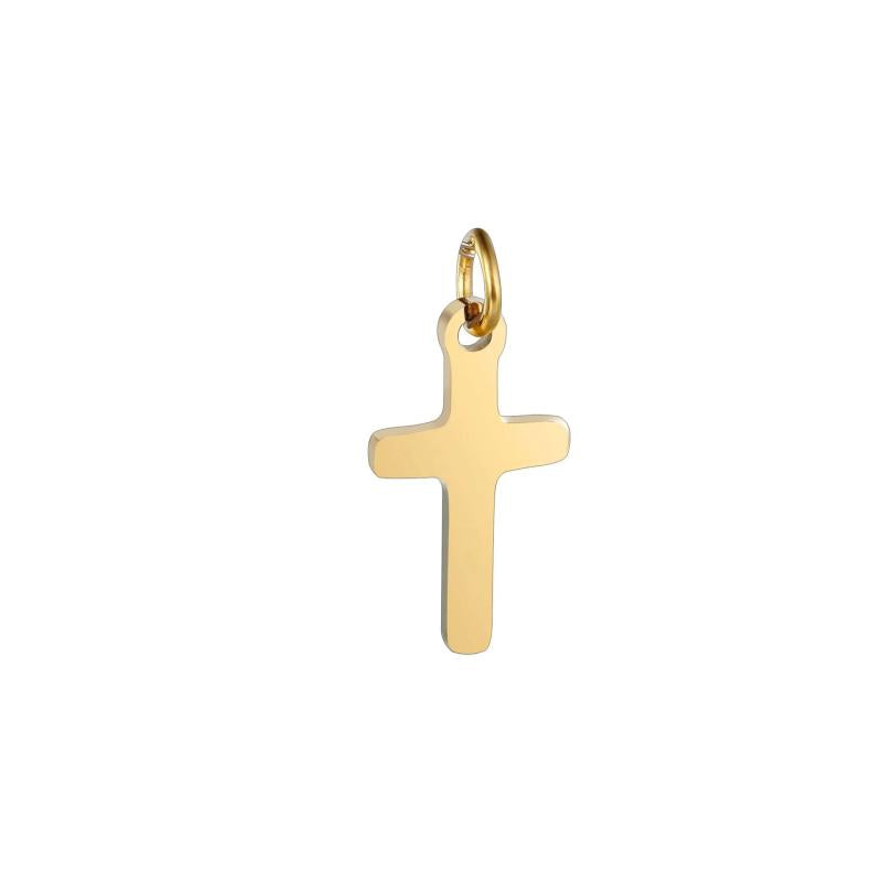 5pcs/Lot Stainless Steel Charms Jesus Cross Pendant DIY Accessories